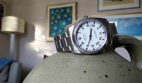 rolex air king white roman|rolex air king history.